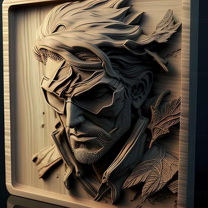 3D model Metal Gear Solid 2 Sons of Liberty game (STL)